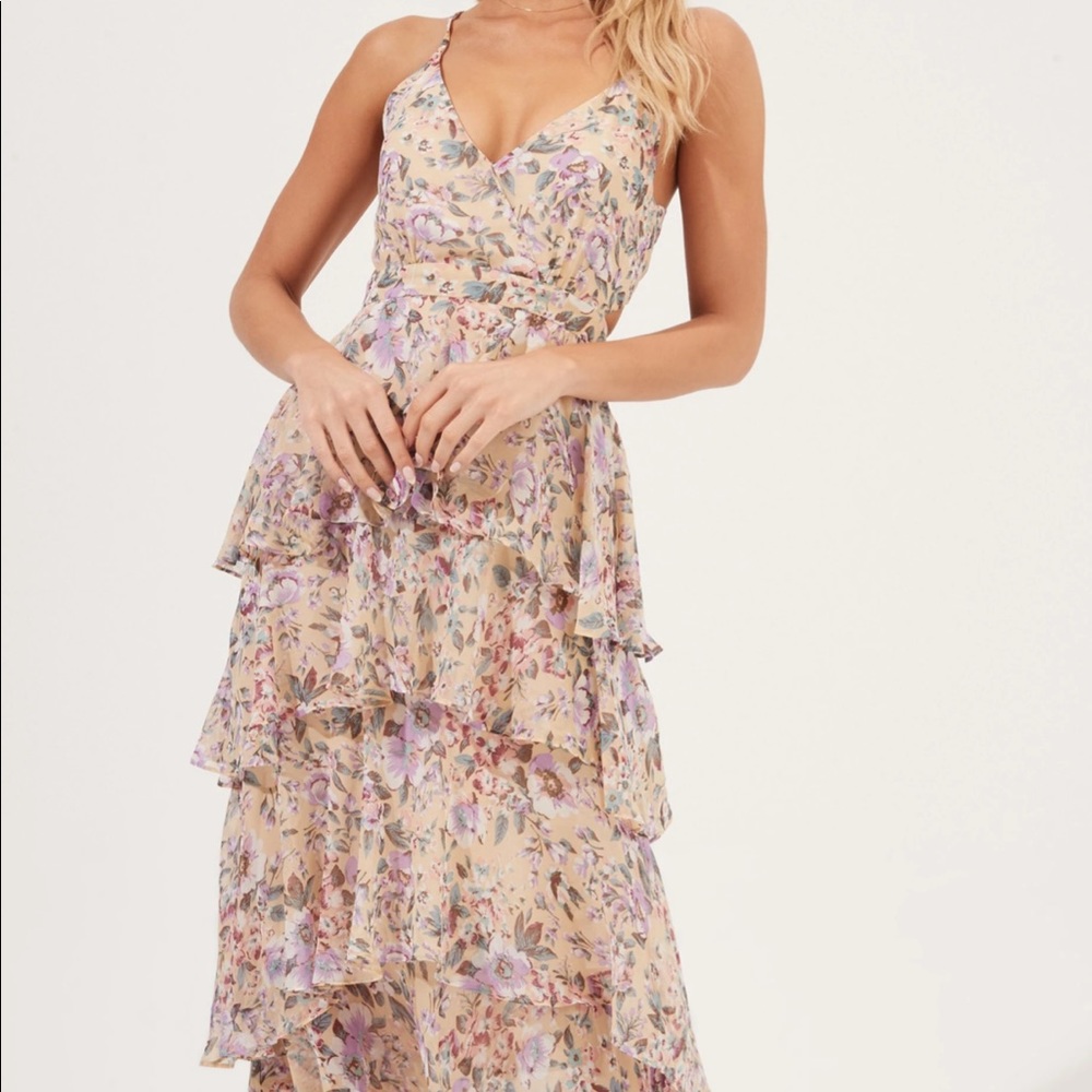 NWT ASTR the label ruffle dress